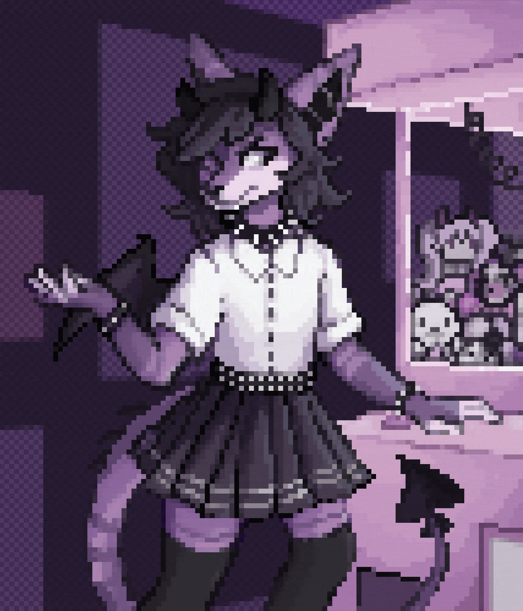 Pixel art furry